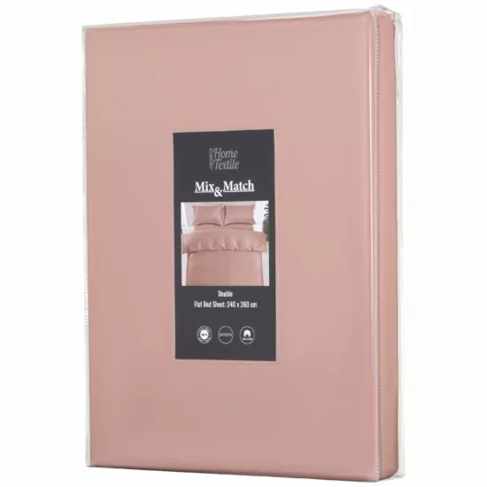 ARDESTO Простирадло Mix&Match Premium, 240×260см, 100% бавовна, сатин, нюд