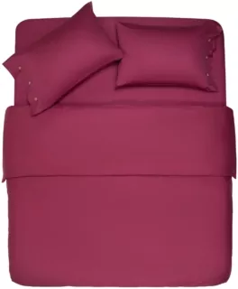 ARDESTO Простынь на резинке Mix&Match, 160х200+30см, 100% хлопок, сатин, ягодный