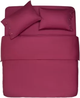 ARDESTO Простынь на резинке Mix&Match, 180×200+30см, 100% хлопок, сатин, ягодный