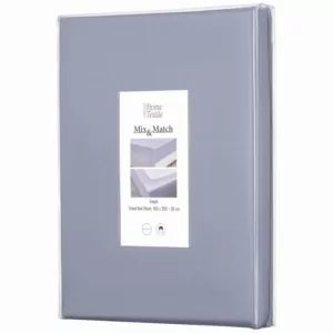 ARDESTO Простынь на резинке Ardesto Mix&Match, 160х200+30см, 100% хлопок, сатин, туман