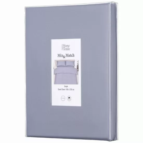 ARDESTO Пододеяльник Mix&Match, 160х220см, 100% хлопок, сатин, туман