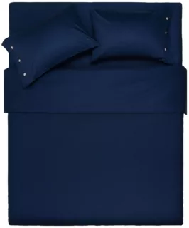 ARDESTO Простынь на резинке Mix&Match, 180×200+30см, 100% хлопок, сатин, синий