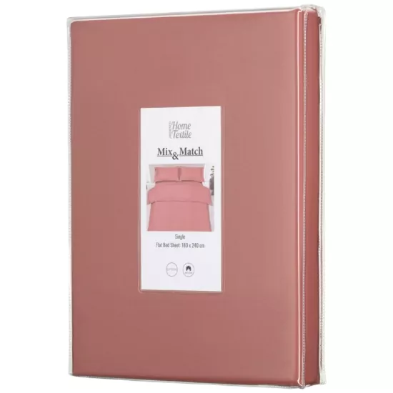 ARDESTO Простынь на резинке Mix&Match, 180×200+30см, 100% хлопок, сатин, медь