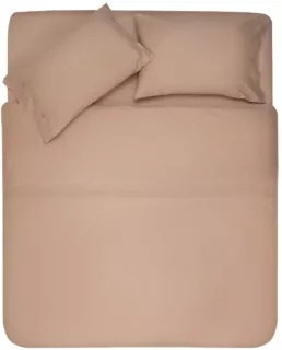 ARDESTO Простынь на резинке Mix&Match, 160х200+30см, 100% хлопок, сатин, бежевый
