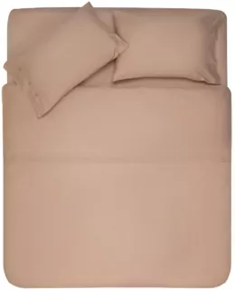 ARDESTO Простынь Mix&Match, 240×260см, 100% хлопок, сатин, бежевый
