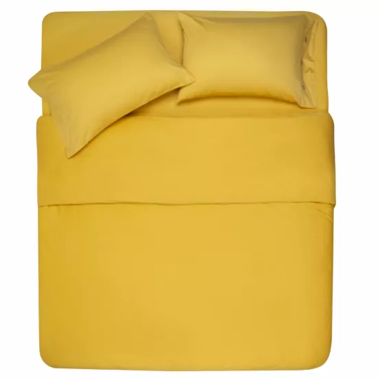 ARDESTO Простынь на резинке Mix&Match, 180×200+30см, 100% хлопок, сатин, солнечный