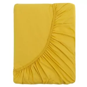ARDESTO Простынь на резинке Mix&Match, 180×200+30см, 100% хлопок, сатин, солнечный