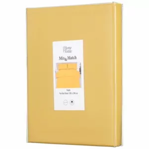 ARDESTO Простынь Mix&Match, 180х240см, 100% хлопок, сатин, солнечный