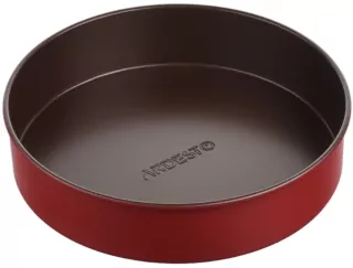 ARDESTO Baking pan Golden Brown, 24x24x5cm, carbon steel, round, brown-red