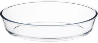 ARDESTO Baking pan Black Mars, 30х21х6.5cm, borosilicate glass, oval, transparent