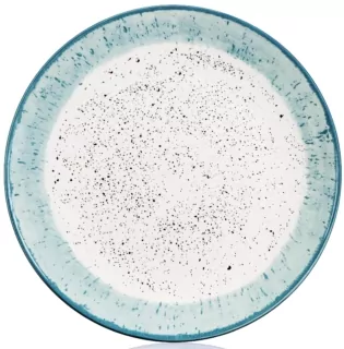 ARDESTO Dinner plate Siena, 27cm, porcelain, white-blue