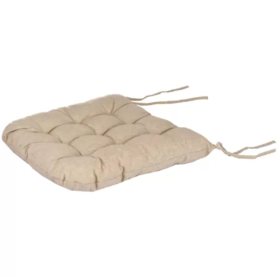 ARDESTO Sitpad Oliver, 40x40cm, 100% cotton, filling: 50% holofiber, 50% pp, chocolate