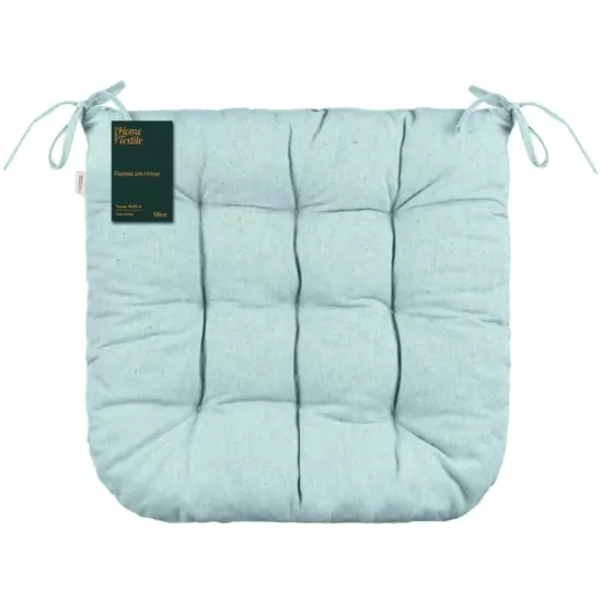 ARDESTO Sitpad Oliver, 40x40cm, 100% cotton, filling: 50% holofiber, 50% pp, turquoise