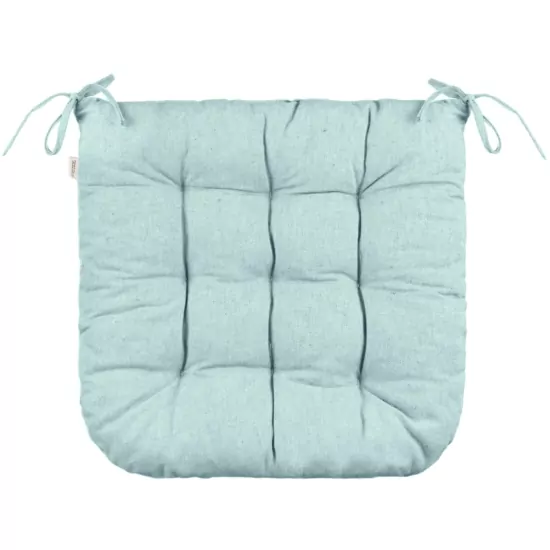 ARDESTO Sitpad Oliver, 40x40cm, 100% cotton, filling: 50% holofiber, 50% pp, turquoise