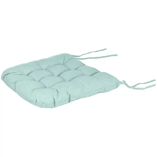 ARDESTO Sitpad Oliver, 40x40cm, 100% cotton, filling: 50% holofiber, 50% pp, turquoise