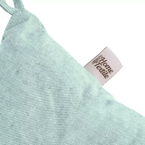 ARDESTO Sitpad Oliver, 40x40cm, 100% cotton, filling: 50% holofiber, 50% pp, turquoise