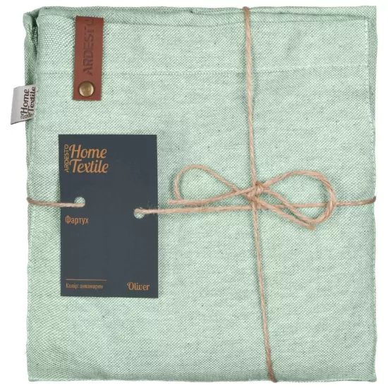 ARDESTO Apron Oliver, 100% cotton, aquamarine