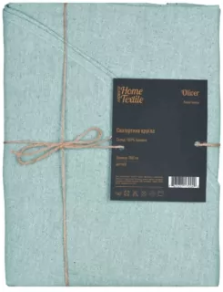 ARDESTO Tablecloth Oliver, 200cm, 100% cotton, turquoise