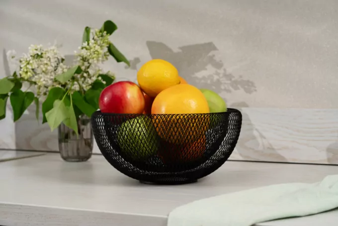 ARDESTO Basket Midori 25х25х12cm, metal, black