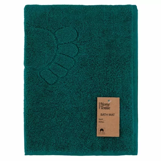 ARDESTO Terry towel for feet Benefit 50х70cm, 100% cotton, dark green