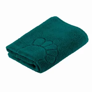 ARDESTO Terry towel for feet Benefit 50х70cm, 100% cotton, dark green