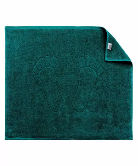 ARDESTO Terry towel for feet Benefit 50х70cm, 100% cotton, dark green