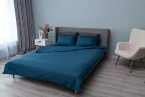 ARDESTO Простирадло на резинці Mix&Match, 160х200+30см, 100% бавовна, сатин, океан
