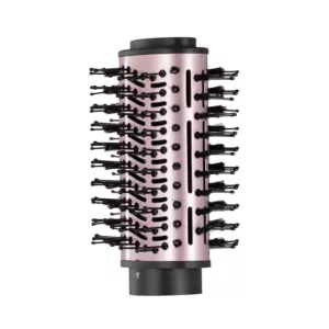 ARDESTO Фен-щітка Brush Pink Touch, 1200Вт, 2 швидкості, 2 темп. режими, LED-дисплей, функція іонізації , 4 насадки, сірий+ рожевий