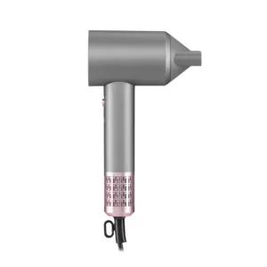 ARDESTO Hair Dryer Pink,1600W, 2 speeds, 3 temperature settings, ionization, diffuser, magnetic attachments, gray+pink