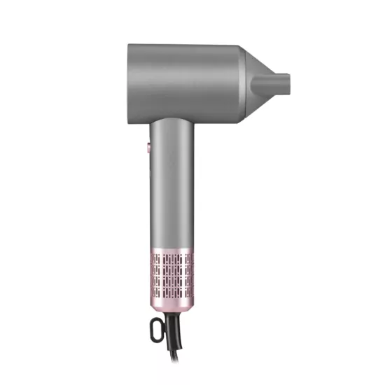 ARDESTO Hair Dryer Pink,1600W, 2 speeds, 3 temperature settings, ionization, diffuser, magnetic attachments, gray+pink