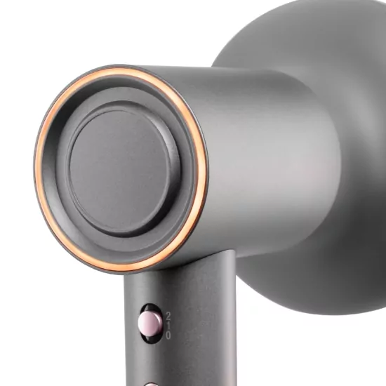 ARDESTO Hair Dryer Pink,1600W, 2 speeds, 3 temperature settings, ionization, diffuser, magnetic attachments, gray+pink