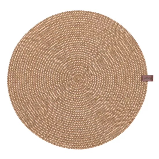 ARDESTO Serving mat, 38cm, polyester, paper twine, round