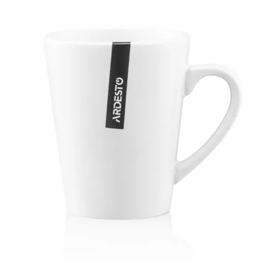 ARDESTO Mug Mario, 240ml, ceramics, white, white