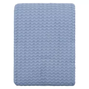 ARDESTO Плед Pique 220×230см, 100% хлопок, голубой