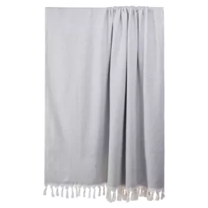 ARDESTO Summer blanket 210х230cm, 100% cotton, grey