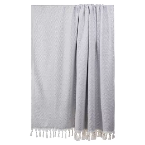 ARDESTO Summer blanket 210х230cm, 100% cotton, grey