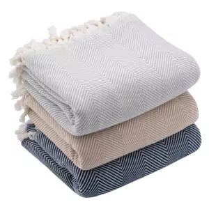 ARDESTO Summer blanket 210х230cm, 100% cotton, grey