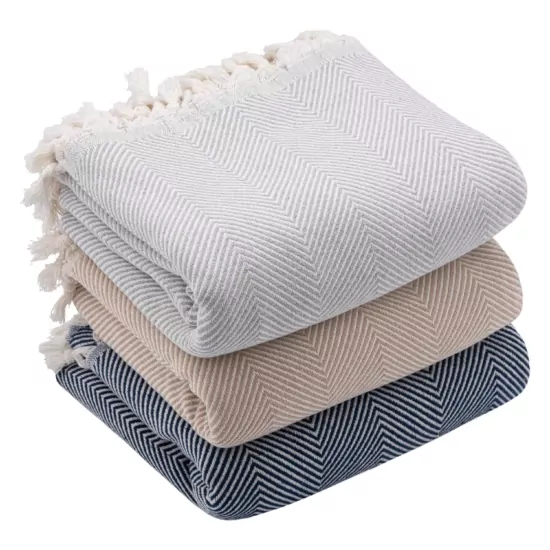 ARDESTO Summer blanket 210х230cm, 100% cotton, grey
