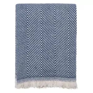 ARDESTO Summer blanket 140х190cm, 100% cotton, blue