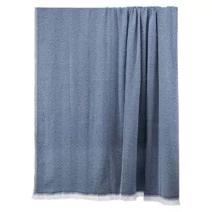 ARDESTO Summer blanket 140х190cm, 100% cotton, blue