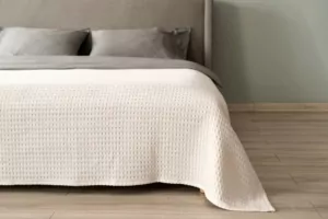 ARDESTO Плед Pique 220×230см, 100% хлопок, айвори