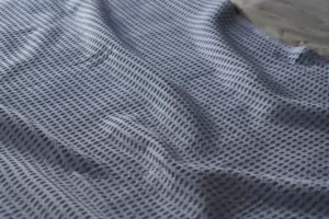 ARDESTO Плед Pique 220×230см, 100% хлопок, голубой