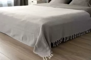 ARDESTO Summer blanket 210х230cm, 100% cotton, grey