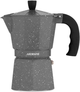 ARDESTO Coffee Maker Gemini Molise, 0.15l, 3 cups, aluminum, grey