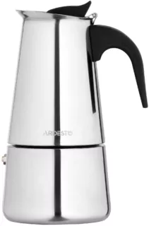 ARDESTO Coffee Maker Gemini Apulia, 0.2l, 4 cups, stainless steel