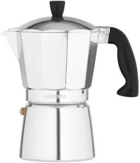 ARDESTO Coffee Maker Gemini Cremona, 0.24l, 6 cups, aluminum