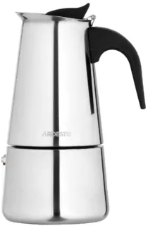 ARDESTO Coffee Maker Gemini Apulia, 0.3l, 6 cups, stainless steel