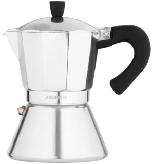 ARDESTO Coffee Maker Gemini Piemonte, 0.3l, 6 cups, aluminum