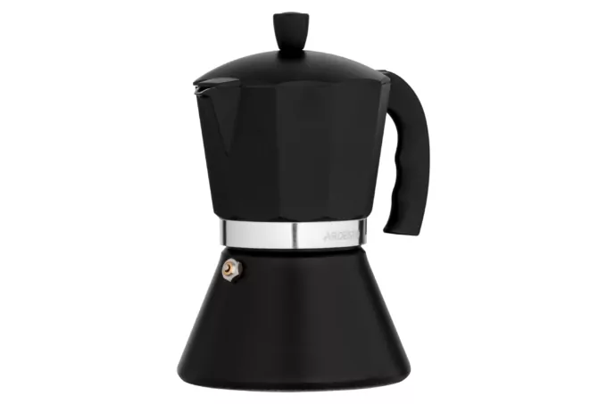 ARDESTO Coffee Maker Gemini Trento, 0.3l, 6 cups, aluminum, black