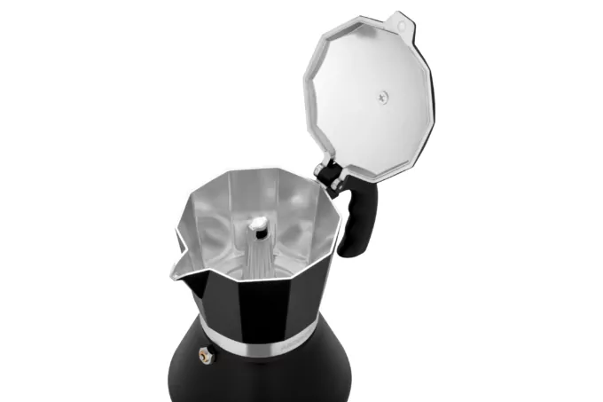 ARDESTO Coffee Maker Gemini Trento, 0.3l, 6 cups, aluminum, black